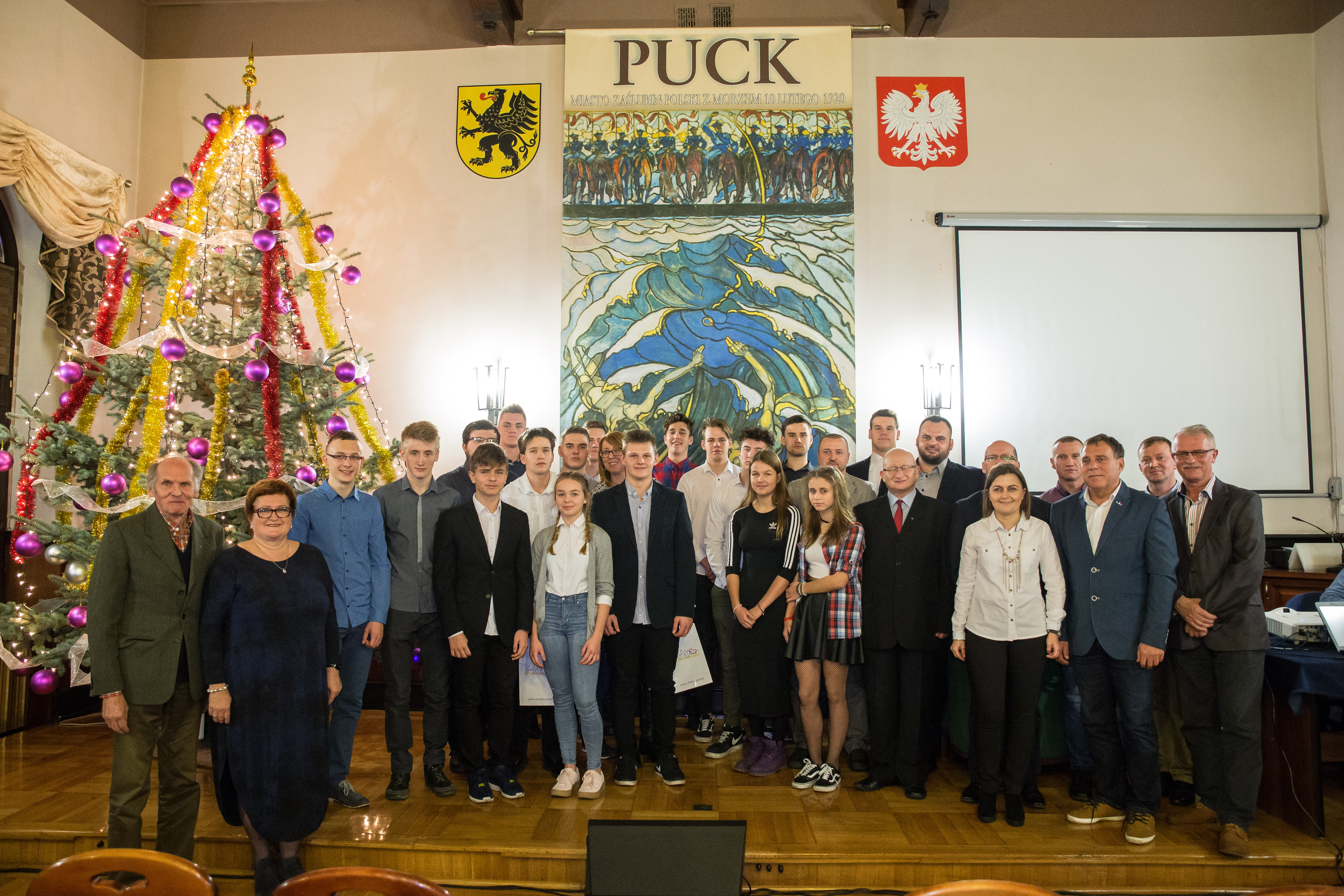 Puck nagrodził najlepszych sportowców i trenerów