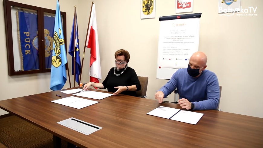 Podpisano umowę na utworzenie Klubu Seniora w Pucku