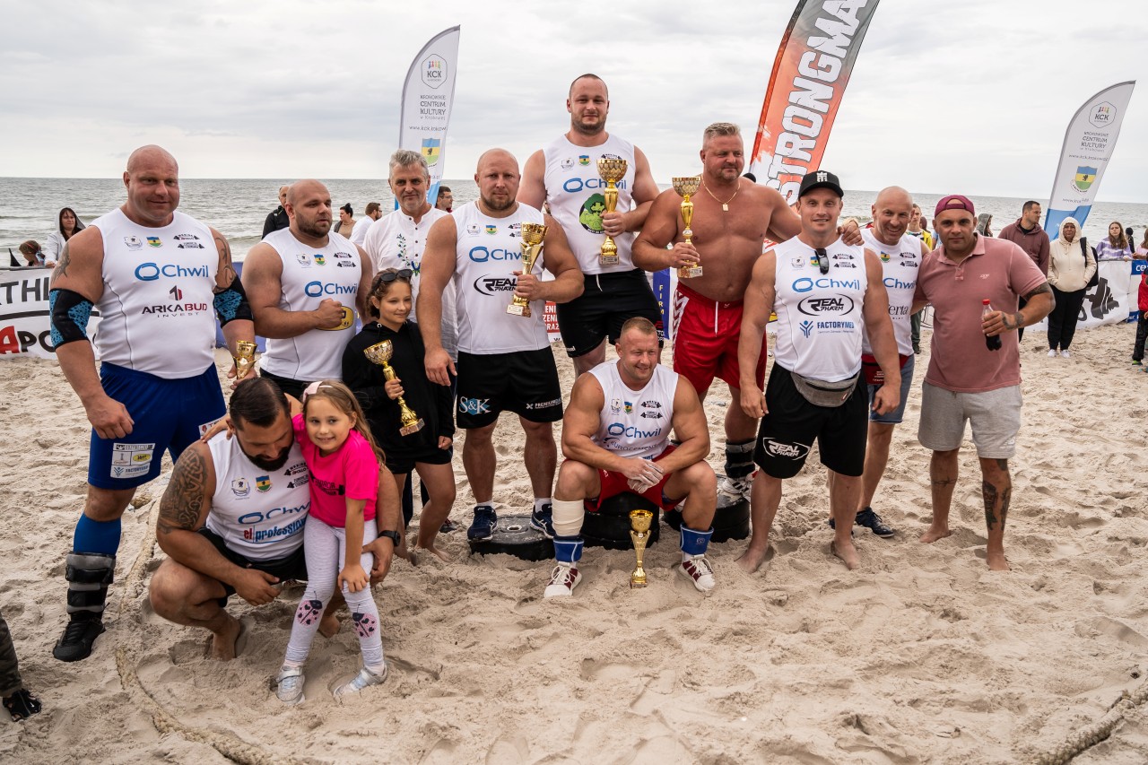 Plażowy Puchar Polski StrongMan w Dębkach 2021