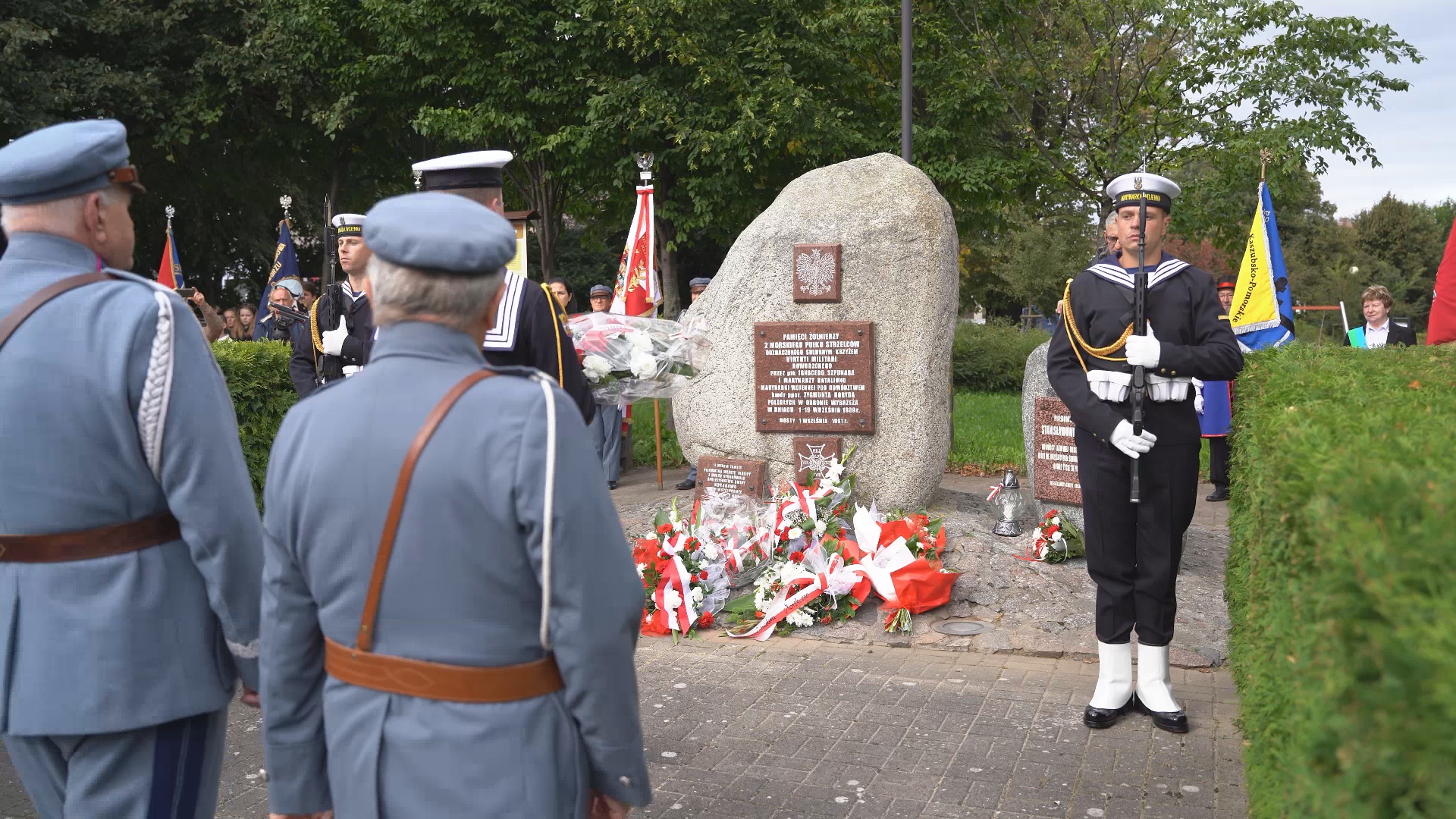 W Mostach w gminie Kosakowo uczczono pamięć obrońców Kępy Oksywskiej