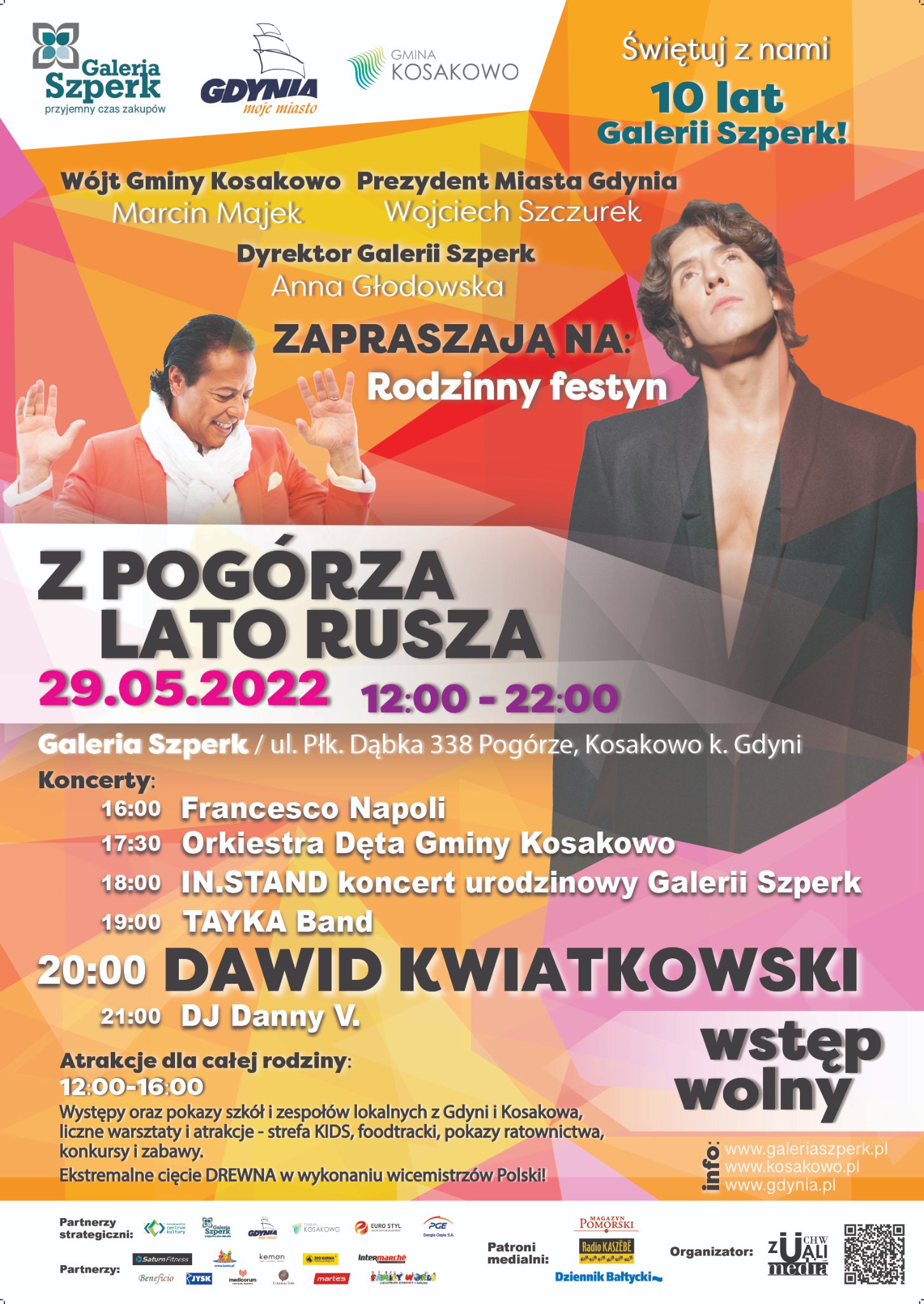 Dawid Kwiatkowski i koncert w gminie Kosakowo. Posłuchaj za darmo