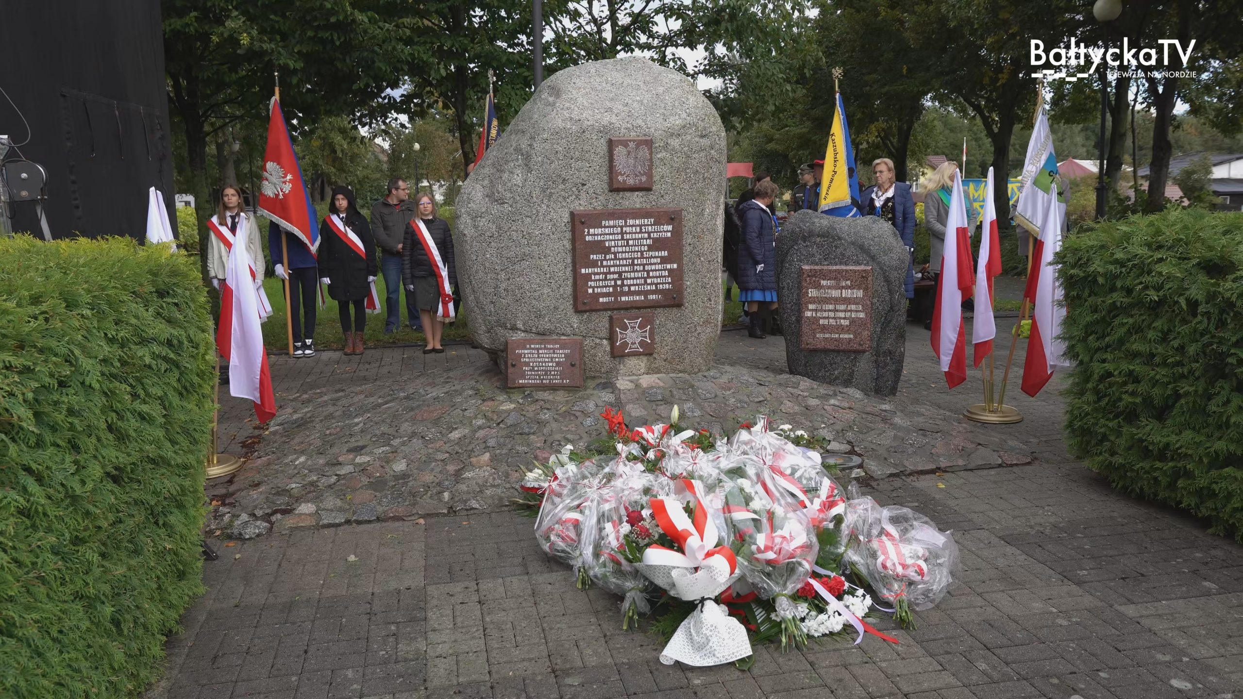 Uroczystości ku czci poległych w Obronie Kępy Oksywskiej w Mostach