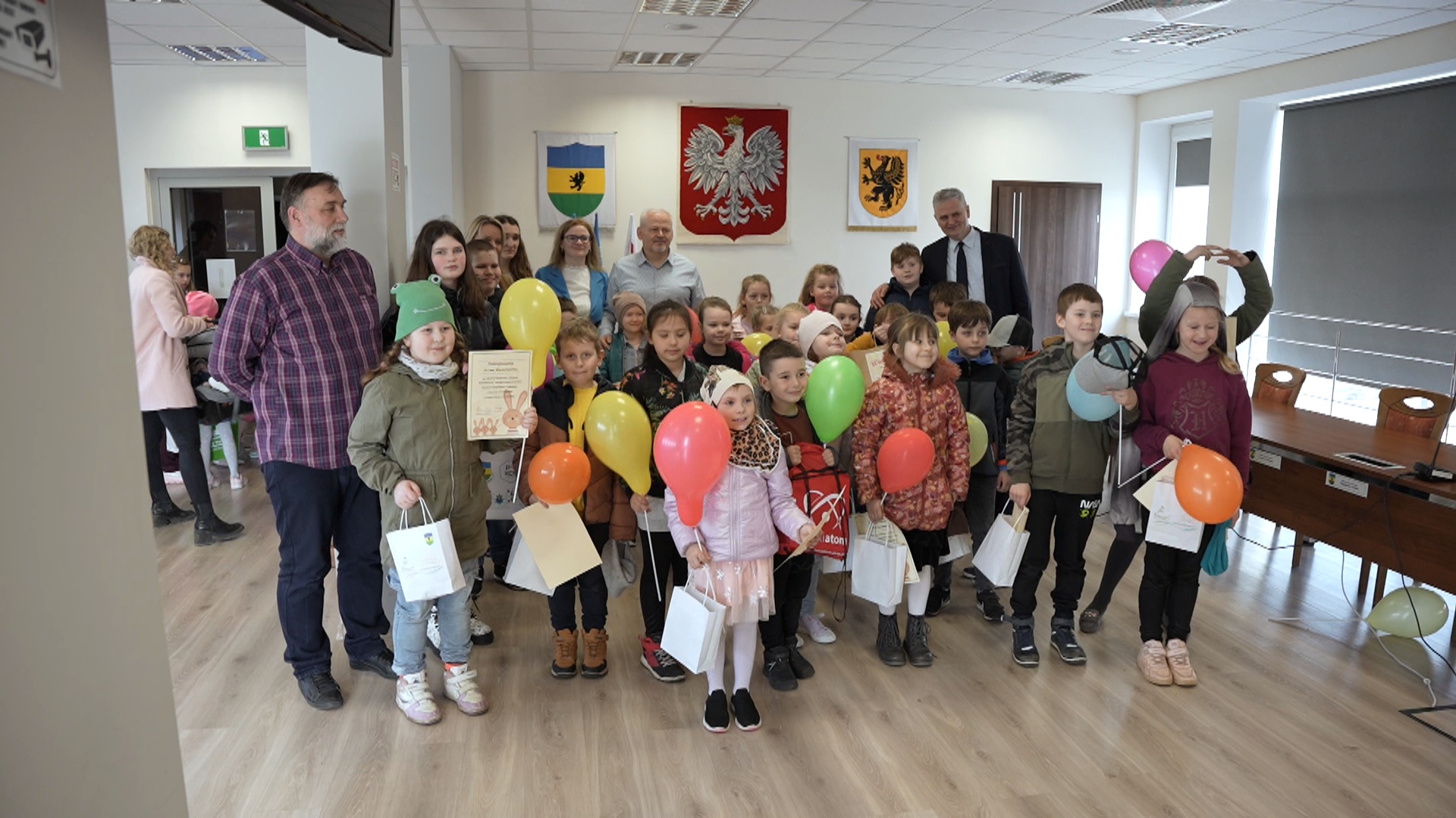 Wójt gminy Krokowa rozdał dzieciom nagrody
