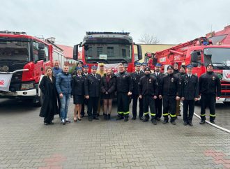 Strażak asp. sztab. Maciej Zaczek przechodzi na emeryturę: tak pożegnali go koledzy