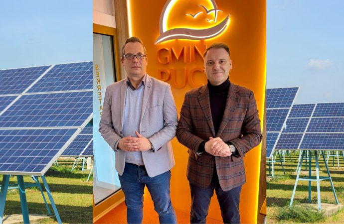 Spotkanie władz gminy Puck z pełnomocnikiem Zarządu Energa Operator ds. współpracy z samorządami: energia odnawialna na ziemi puckiej