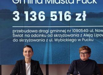 Puck z dofinansowaniem na przebudowę ul. Nowy Świat. Umowa podpisana